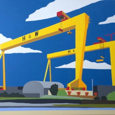 Harland and Wolff Cranes Limited Edition Signed Print